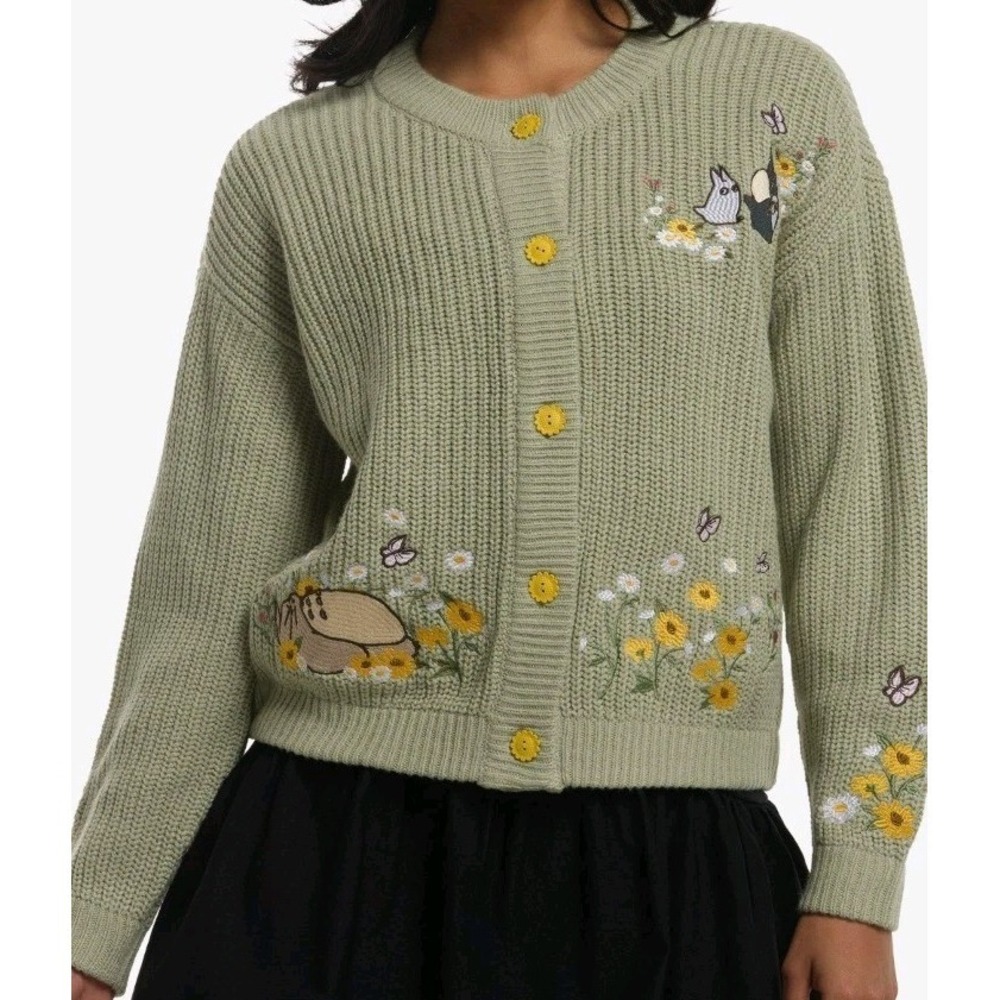 Her Universe Studio Ghibli® My Neighbor Totoro Floral Butterfly‎ XL Cardigan